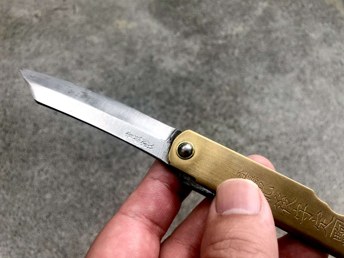 肥後守ナイフ　本家　昭和レトロ折りたたみ式ナイフ