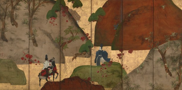 東京国立博物館　深江芦舟　蔦の細道図　A-12097