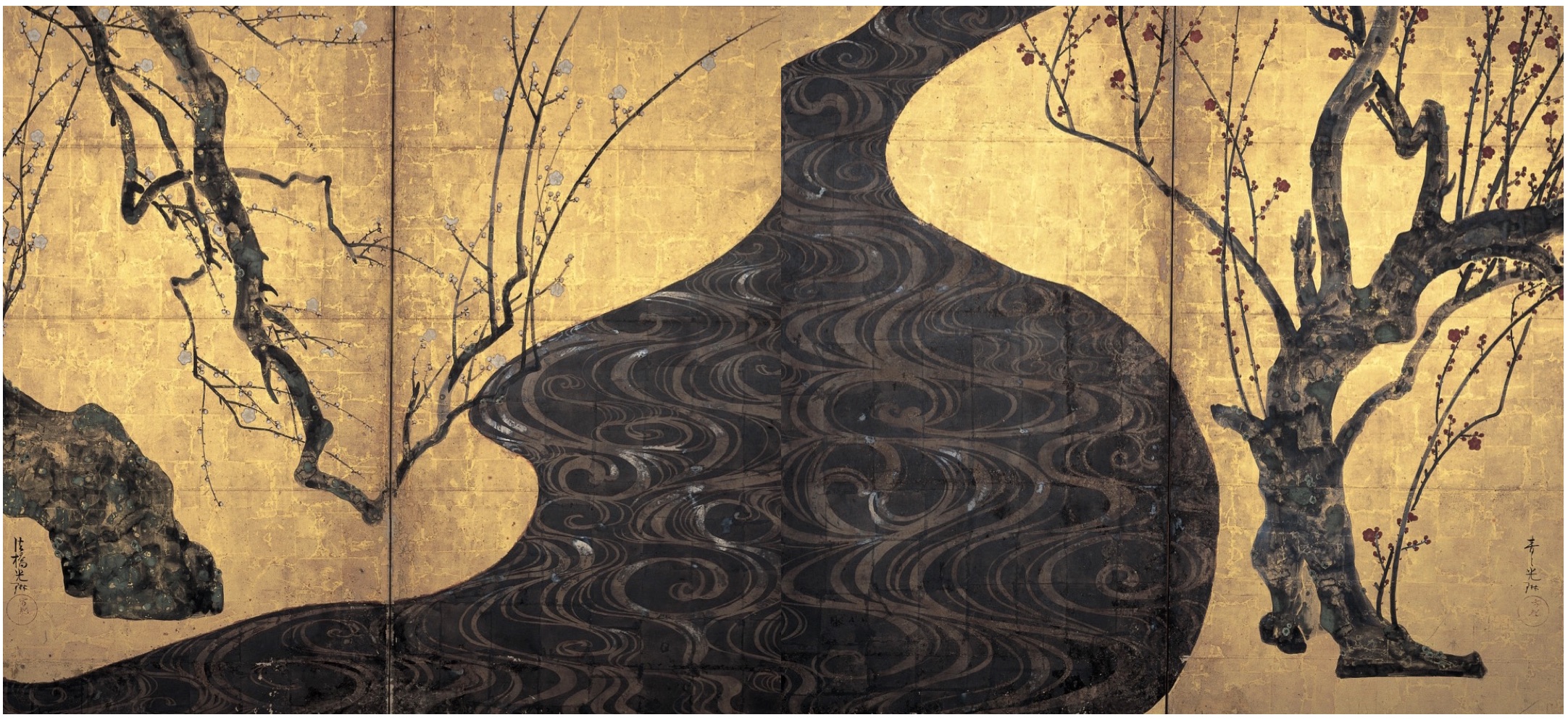 中央の川は女性のボディってホント？尾形光琳が描いた『国宝』の謎を解く！ | INTOJAPAN / WARAKU MAGAZINE