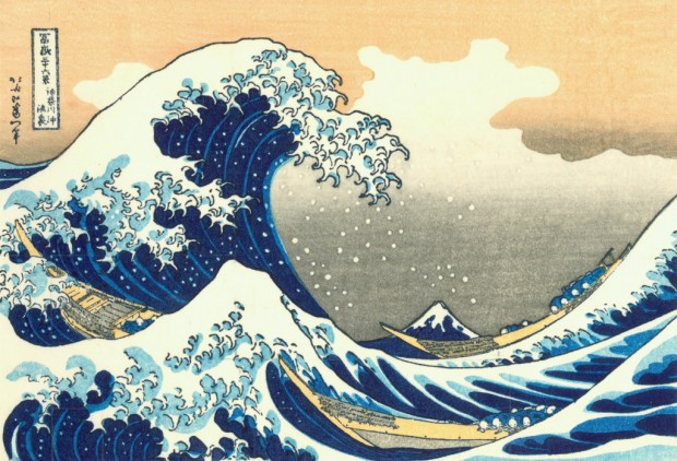 Wave_orange_Hokusai
