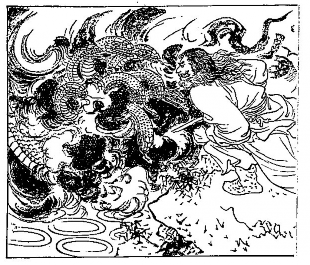 八岐大蛇 ヤマタノオロチ 日本神話で有名な大蛇の伝説とは 和樂web 日本文化の入り口マガジン