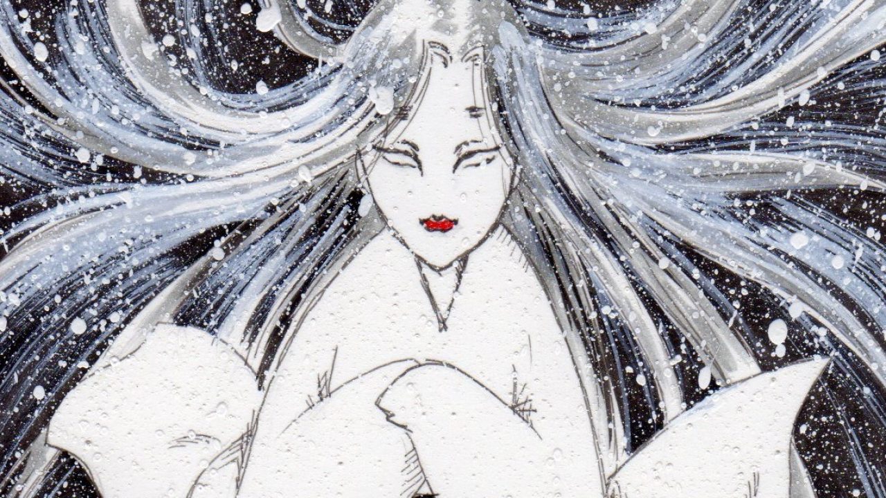 美しい黒髪の女性 そう 雪女 だって冬の季語 妖怪俳句の世界へようこそ 和樂web 日本文化の入り口マガジン